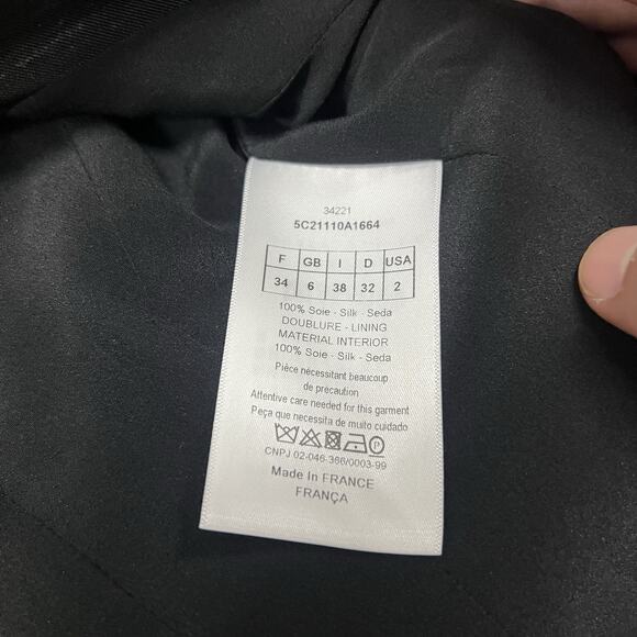 Christian Dior Sleeveless Dress Size F 34/US 2 Hook Eye Loop Closure Multicolor - Picture 6 of 8